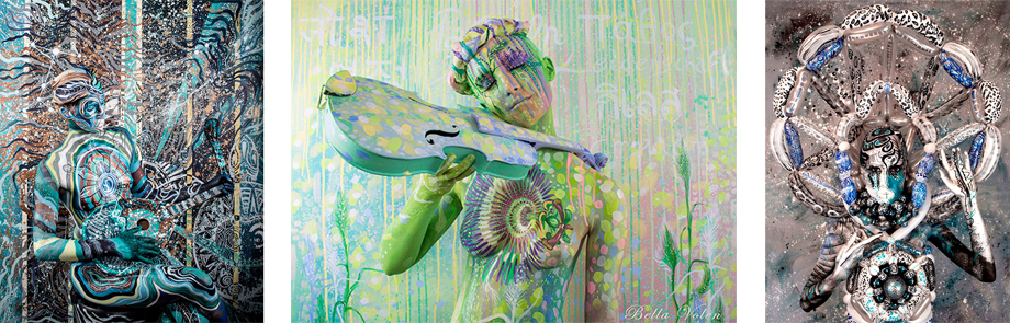 bodypainting and music