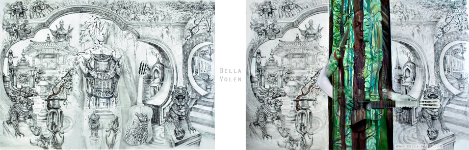 camouflage bodypainting