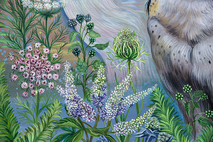 figurative Painting Power & Tenderness contemporary painting Power & Tenderness