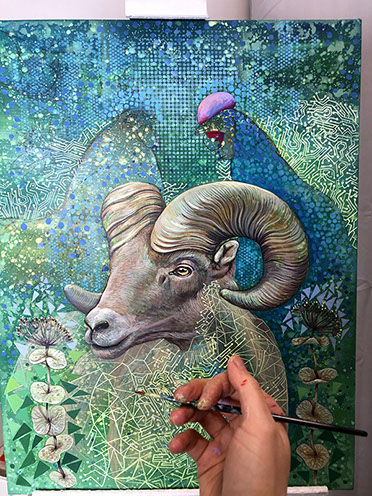 acryl gemälde natur