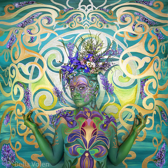 fine art body painting, bodypainting in wien