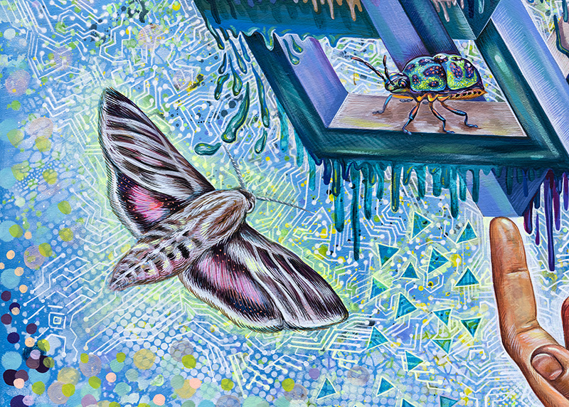 figurative Painting Power & Tenderness contemporary painting Power & Tenderness