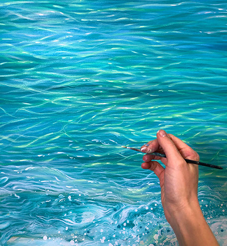 wasser lichter gemälde