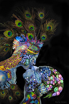 Paar Fotoshooting-privates Bodypainting in Wien